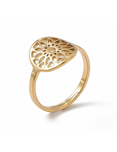 KYAIA BAGUE ACIER OR