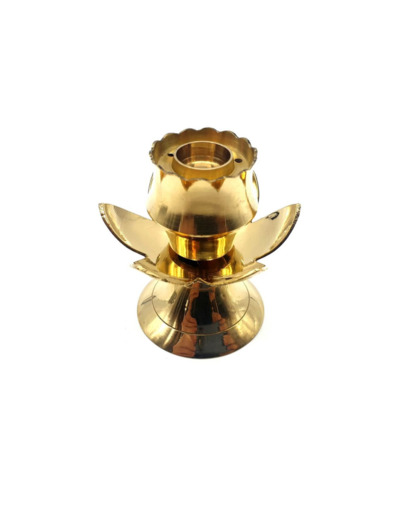 Brûleur Résine Bronze Lotus 7cm