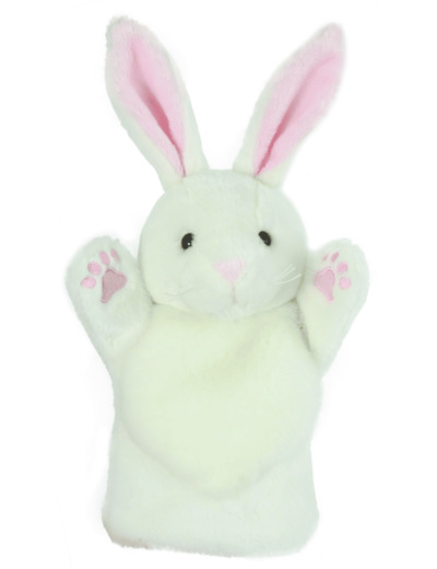 Marionnette Lapin blanc  - PC008027