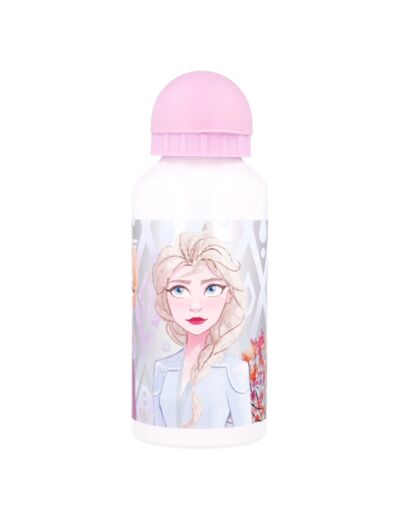 Bouteille aluminium La Reine des neiges 400mL