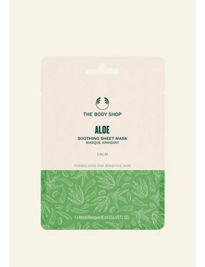 Masque tissu apaisant Aloe Vera