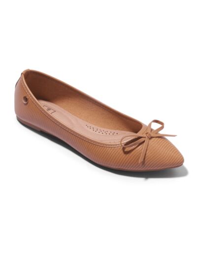 Ballerine femme beige