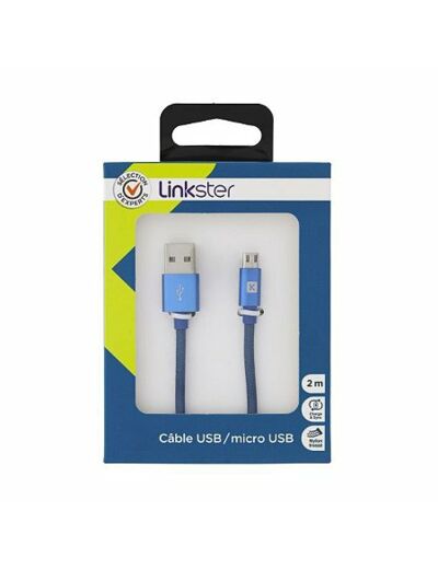 Câble USB/micro USB 2M