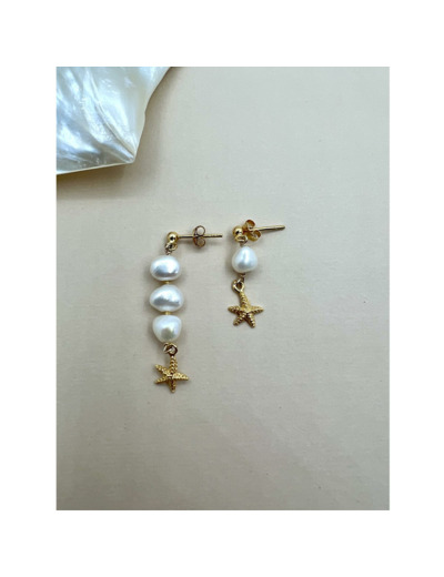Boucles d'oreilles Indriya Ariel en vermeil