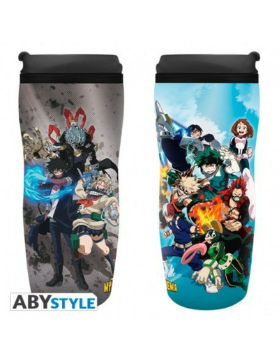 MY HERO ACADEMIA - Mug de voyage Héros vs. Villains