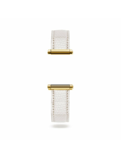 Bracelet de montre Herbelin Antarès en cuir blanc