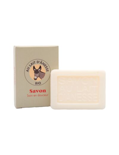 SAVONNETTE INVITE AU LAIT D'ANESSE BIO SAVONNERIE DE NYONS 25G