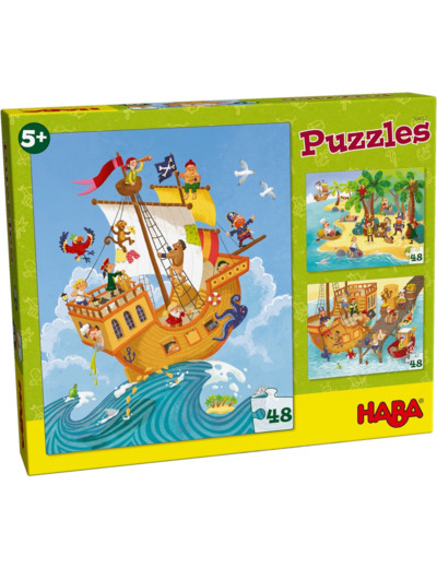 Puzzles Pirate & Cie 48 pièces - 304222