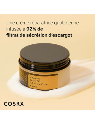 COSRX Crème tout-en-un Advanced snail - à la mucine d'escargot