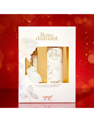 Rose Diamant - Coffret eau de parfum 30 ml + gel douche 250 ml