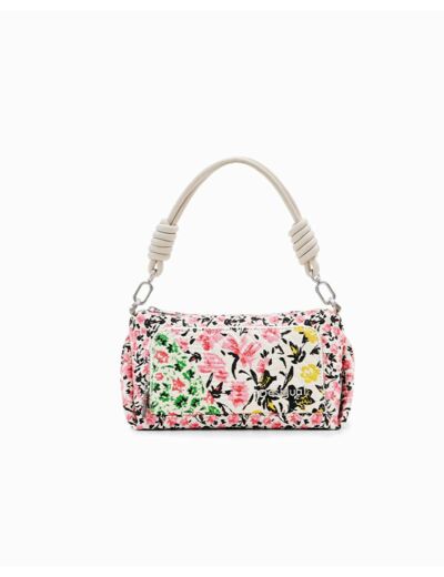 SAC A BANDOULIERE S TOILE FLEURS