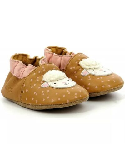 Sweet Sheep Cuir Camel Clair - 928030-10 - Robeez