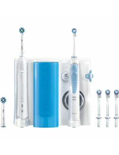 Combiné Dentaire Brosse à dents Oral-B PRO 900 + Hydropulseur Oxyjet 900