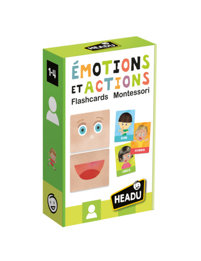 Flashcards Emotions et Actions Montessori