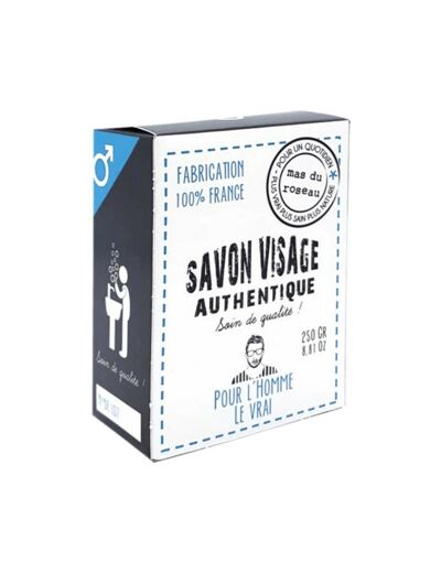 SAVON VISAGE AUTHENTIQUE POUR HOMME MAS DU ROSEAU 250G