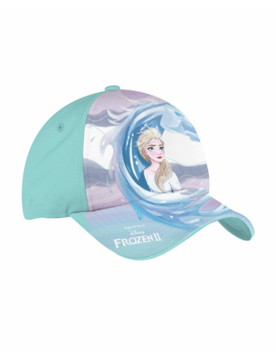 Casquette fille bleu la reine des neiges