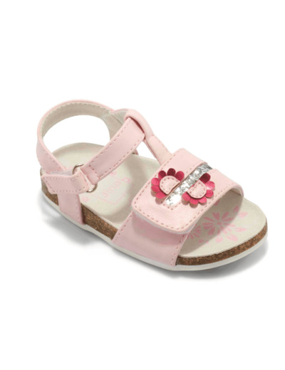 Sandale ouverte bebe fille rose