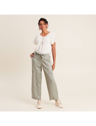 Pantalon large 7/8ème
