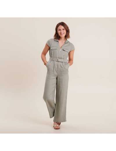 Combinaison pantalon zippée