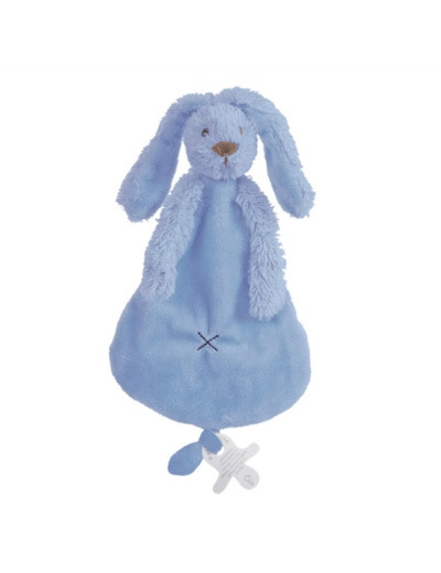 doudou Lapin Ritchie Bleu profond 28 cm –  132102 - Happy Horse