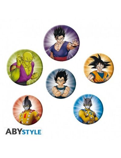 DRAGON BALL HERO - Pack de Badges - Personnages