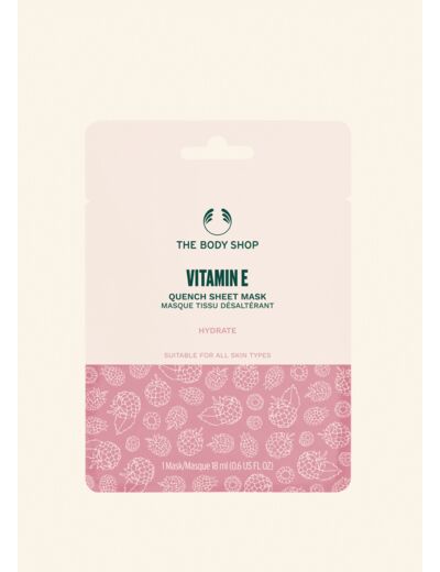 Masque Tissu désaltérant Vitamine E