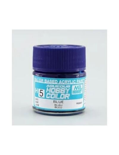 PEINTURE MAQUETTE MR HOBBY H005 BLEU BRILLANT 10ML