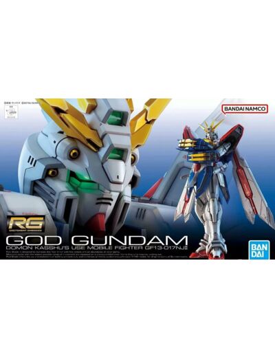 GUNDAM - RG 1/144 God Gundam - Model Kit MIX FIG