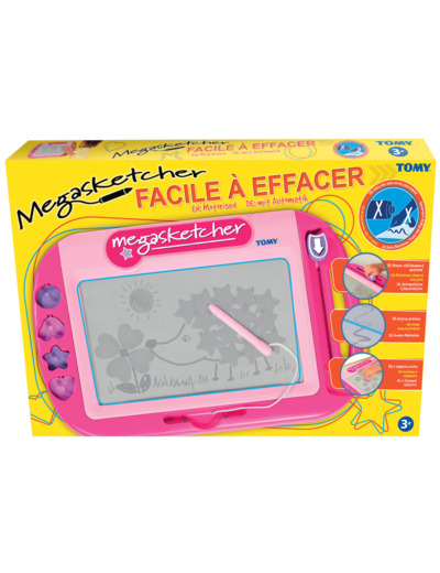 Megasketcher Rose facile à effacer