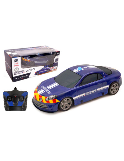 R/C 1/24 ALPINE  A110 GENDARMERIE - 3+2 AA NON INCLUSES - 6+