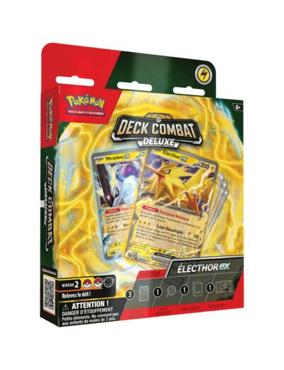 Pokémon : Deck Combat Deluxe Électhor‑ex