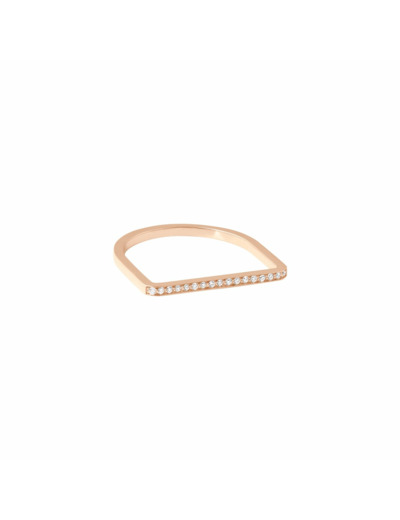 Bague Vanrycke Medellin en or rose et diamants