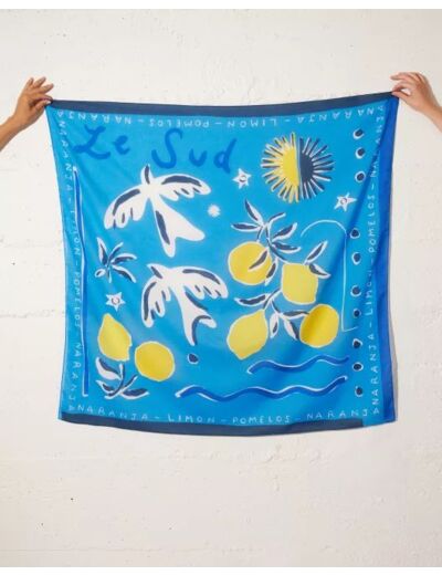 Maradji Foulard Le Sud Bleu