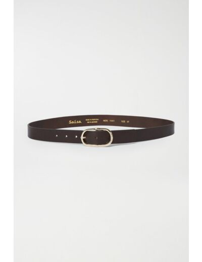 Ceinture fine en cuir