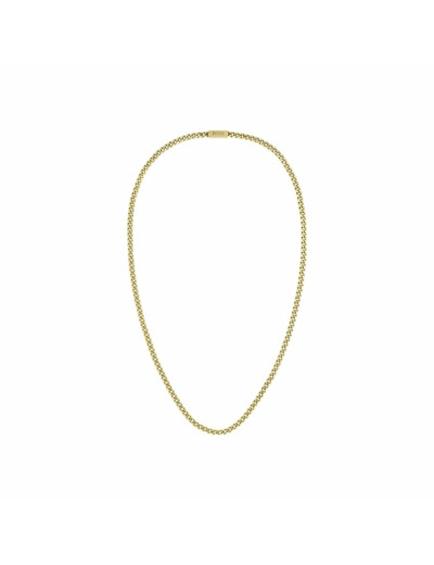 Collier BOSS Chain Link en métal doré