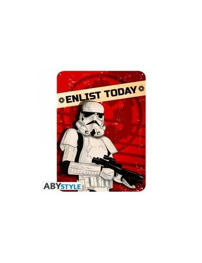 STAR WARS - Plaque métal "Enlist today" (28x38)
