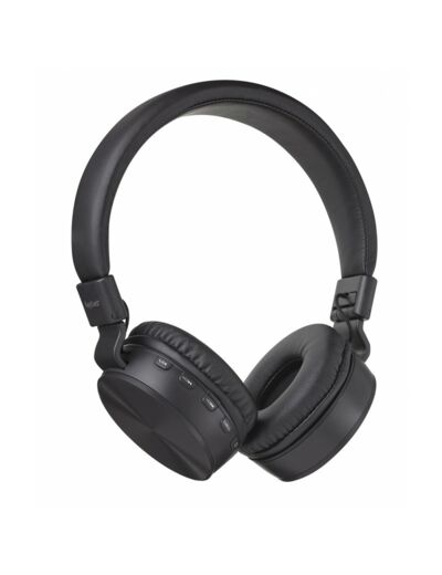 CASQUE BLUETOOTH VINYLE Noir