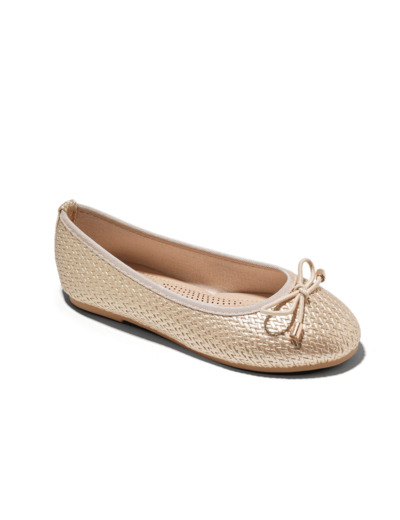 Ballerine junior fille or