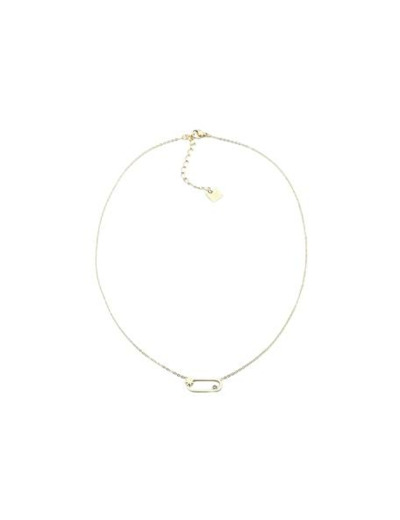 Collier ZAG Atoll en acier doré