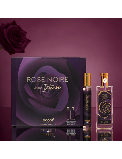 Rose noire Intense - Coffret 30 ml + 50 ml