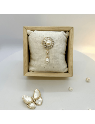 Broche Bijou en acier inoxydable