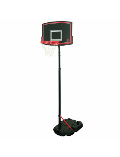 Panier De Basket Phoenix 2m60 Noir / Orange Hauteur réglable 2m à 2m60