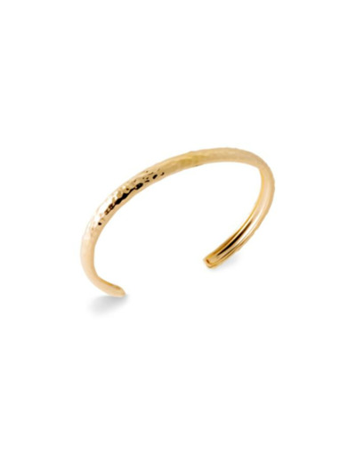 Bracelet jonc en plaqué or