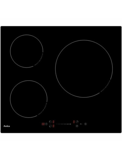 Plaque de cuisson à induction 60 cm 3 feux 6600w ref ai3537