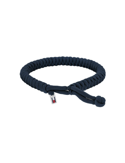 Bracelet Tommy Hilfiger en textile bleu