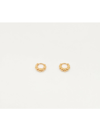 Boucles Créoles Taza - Plaqué Or