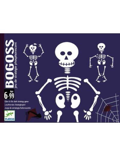 Jeu de cartes  Bogoss phosphorescent - DJECO - DJ05160