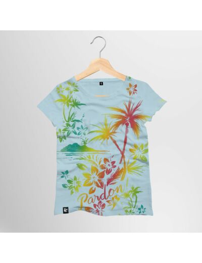 T-Shirt Fille Paradise Multicolor