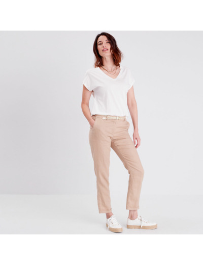 Pantalon flou ceinturé