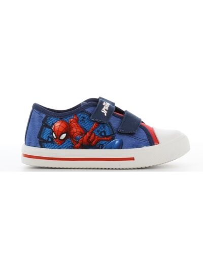 Toile garcon bleu spiderman